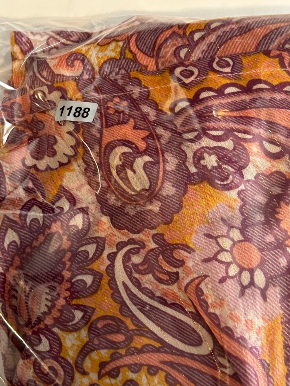 A Beautiful Soul Paisley Mini Dress Size X Square Neck Whimsical Balloon Sleeve - Picture 8 of 9
